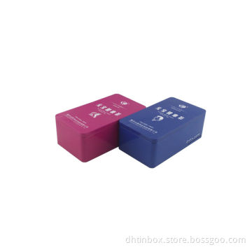 metal tea box